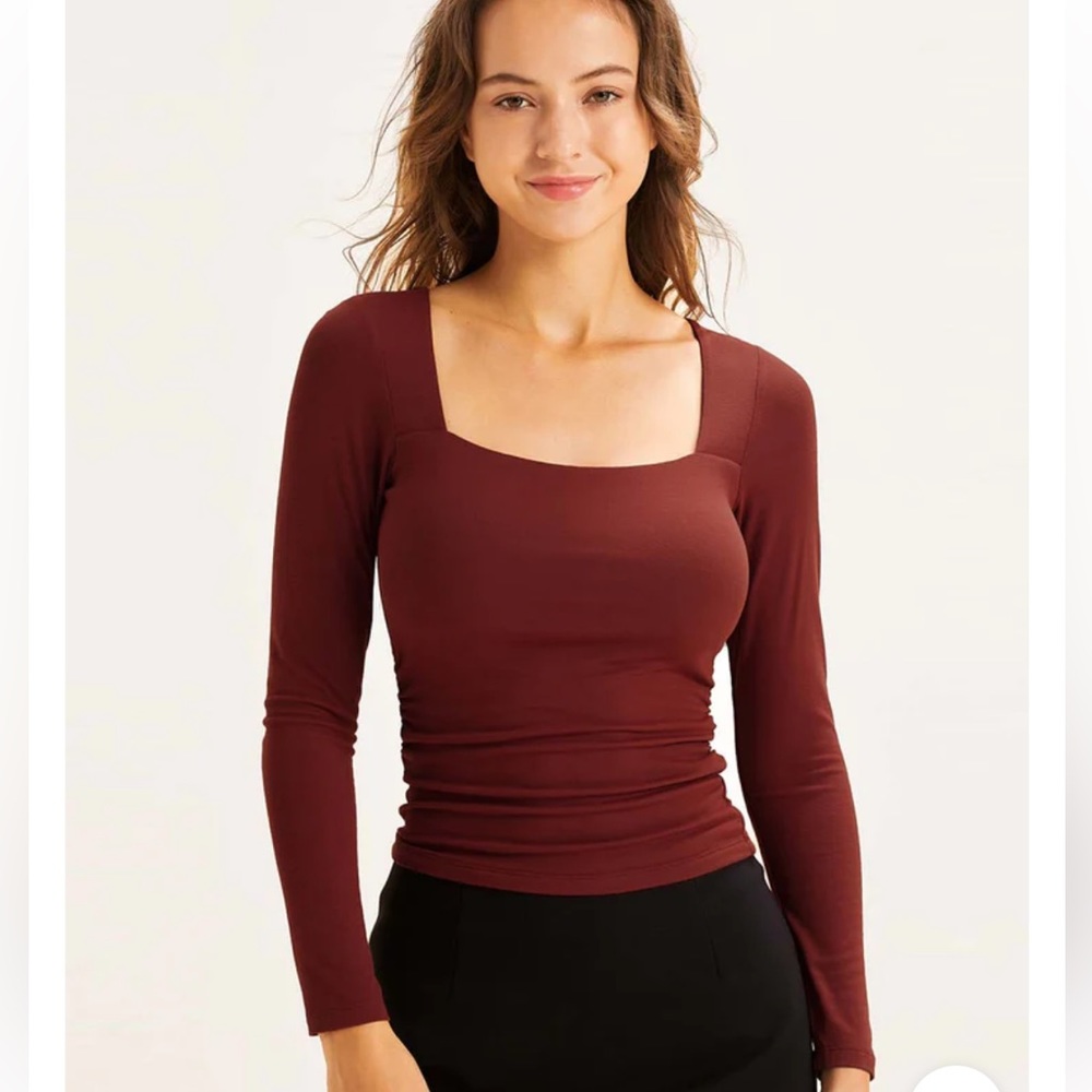 OGL Square Neck Ruched Brami Top